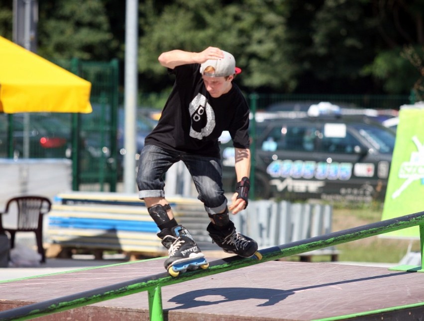 W skateparku na Arkonce Rolkowy Szczecin zorganizował zawody.