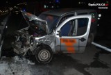 Wypadek na DK86 w Sosnowcu. Kierowca był pijany. Mogło dojść do tragedii