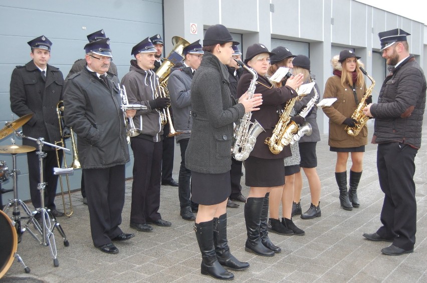 Na uroczystości zagrała kcyńska orkiestra dęta OSP