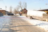 Wypadek na ul. Szczęśliwej w Tomaszowie Maz. Dwie osoby ranne w zderzeniu trzech pojazdów
