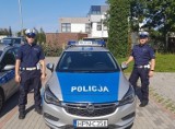 Policjanci z Pruszcza pilotowali przejazd karetki z pacjentem po udarze
