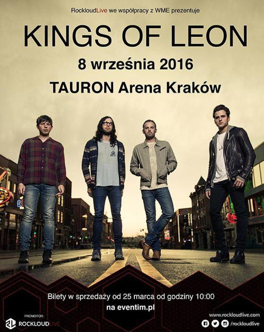 CZWARTEK, 8 WRZEŚNIA 2016, 20:00
TAURON Arena Kraków, ul....