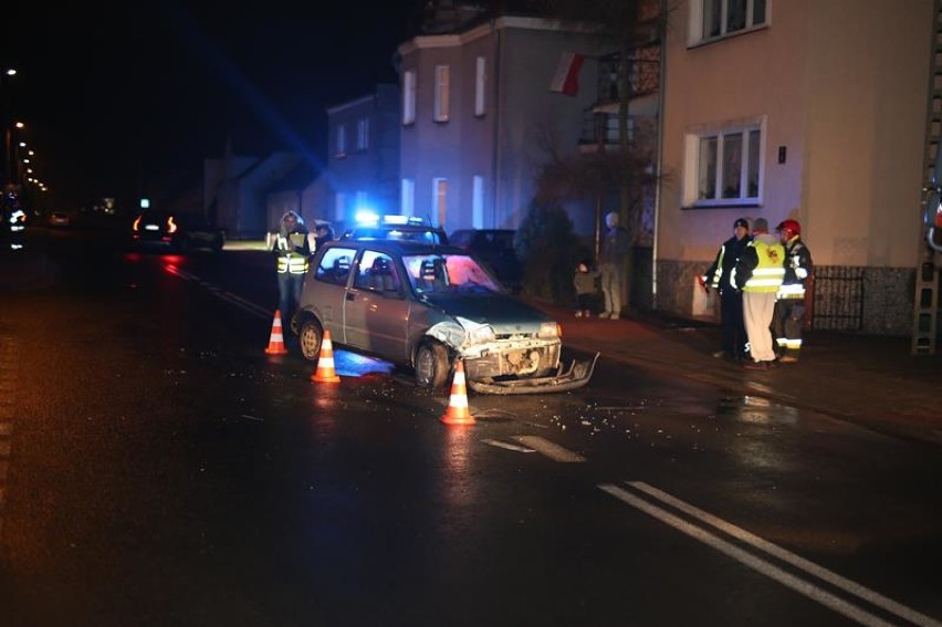 Wypadek na skrzyżowaniu Bohaterów Bielnika i Kiełpińskiej w Wolsztynie