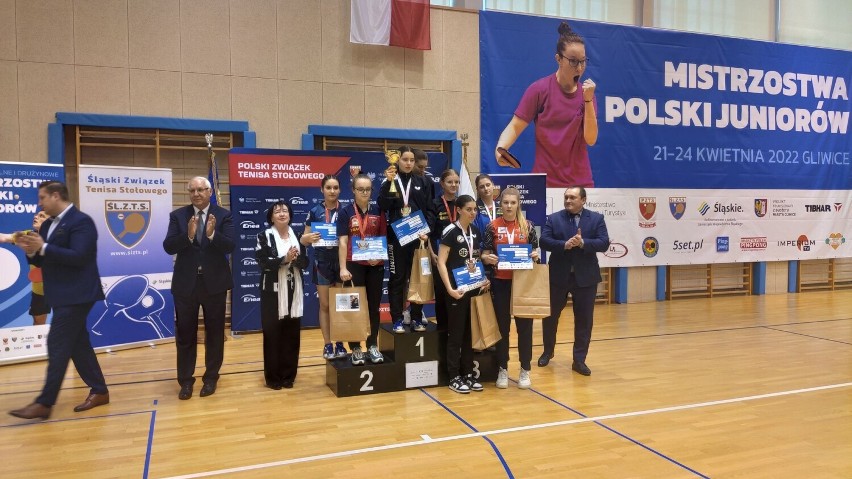 Zawodniczki PKS Kolping Jarosław medalistkami Mistrzostw Polski Juniorów w tenisie stołowym