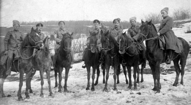 Konny zwiad rosyjskiej 12. Brygady Artylerii w Beskidach