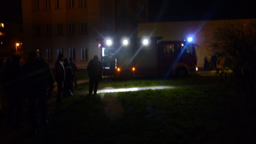 Pożar przy ulicy Ostrowskiej w Kaliszu