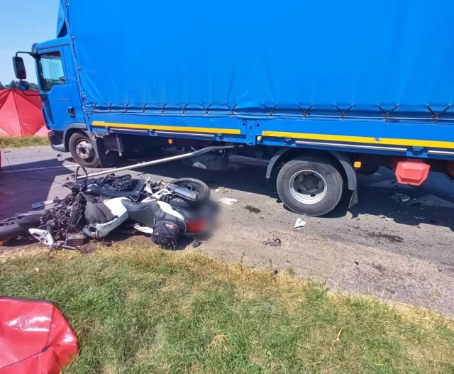 Śmiertelny wypadek na drodze Jerka - Lubiń
