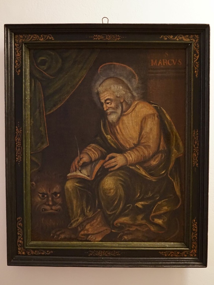 Obraz św. Marka z parafii w Binarowej przeszedł niezwykłą metamorfozę - ze zniszczonego płótna udało się wydobyć dawny blask