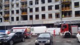 Wypadek na budowie w centrum Gdańska. Mężczyzna spadł ze stropu [zdjęcia]