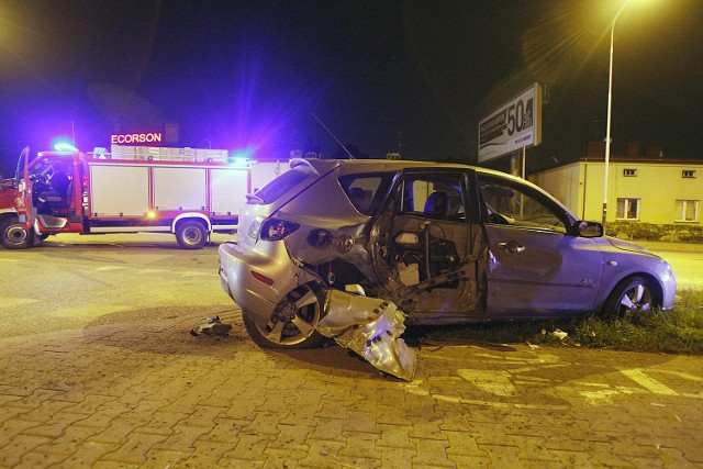 Wypadek na Wojska Polskiego w Łodzi/ 22.08.2016