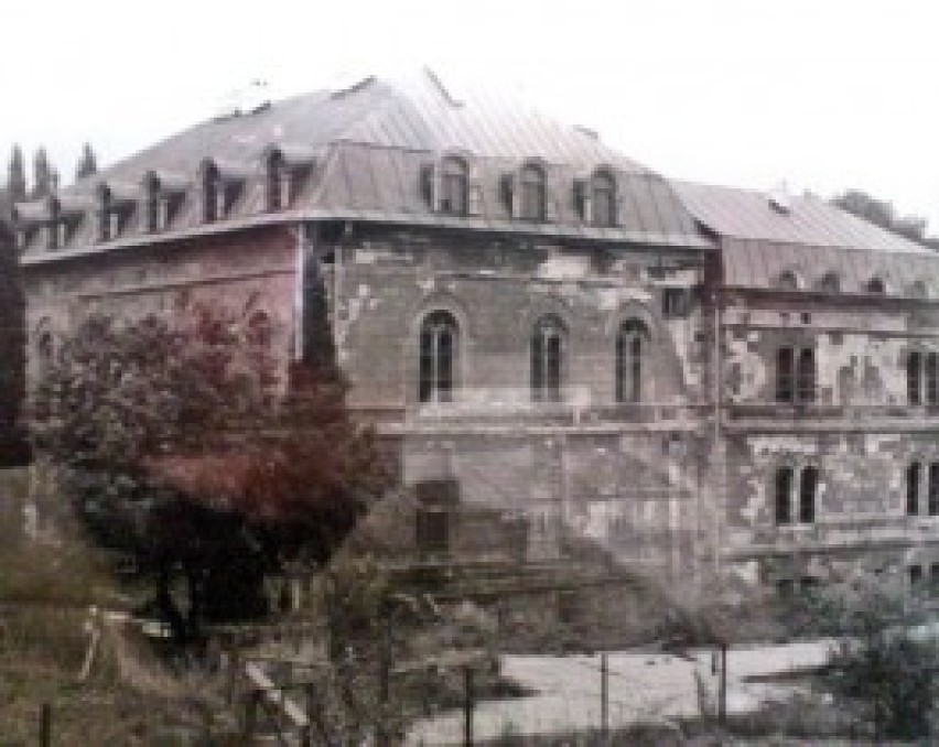 Pałac w latach 80. ub. wieku