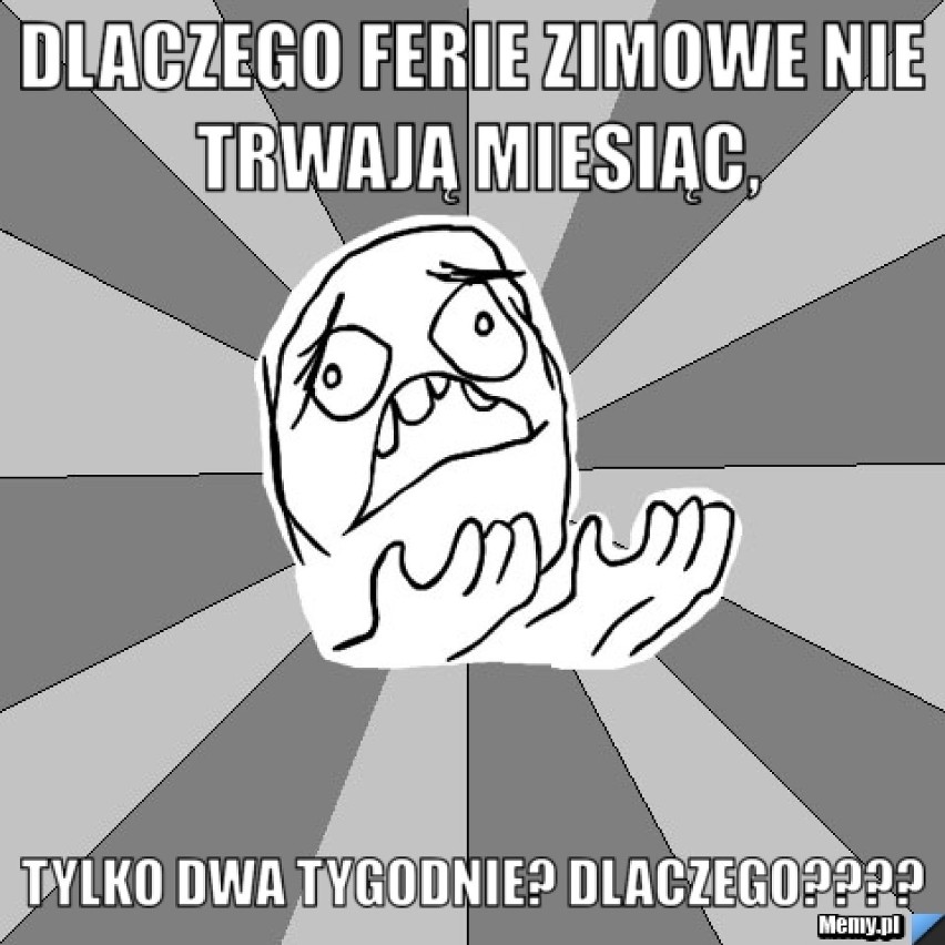  Ferie zimowe 2015. Zobacz, jak internauci komentują przerwę [memy]