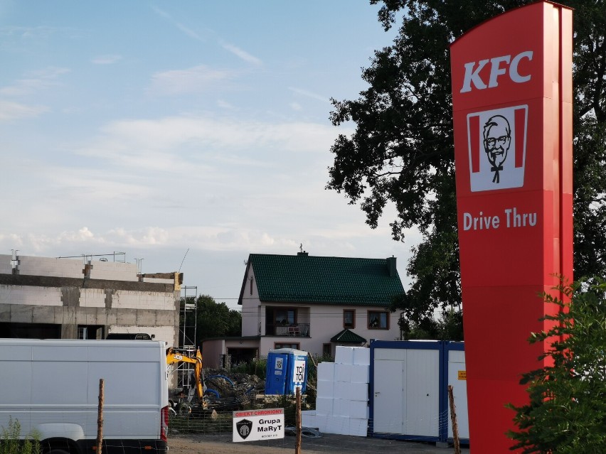 Trwa budowa KFC pomiędzy Chrzanowem a Trzebinią