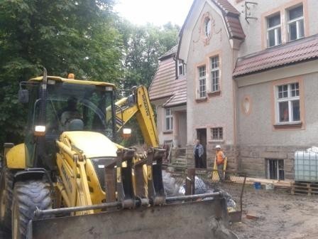29 czerwca  2012 r. rozpoczęły się prace budowlane w "Willi Alina".