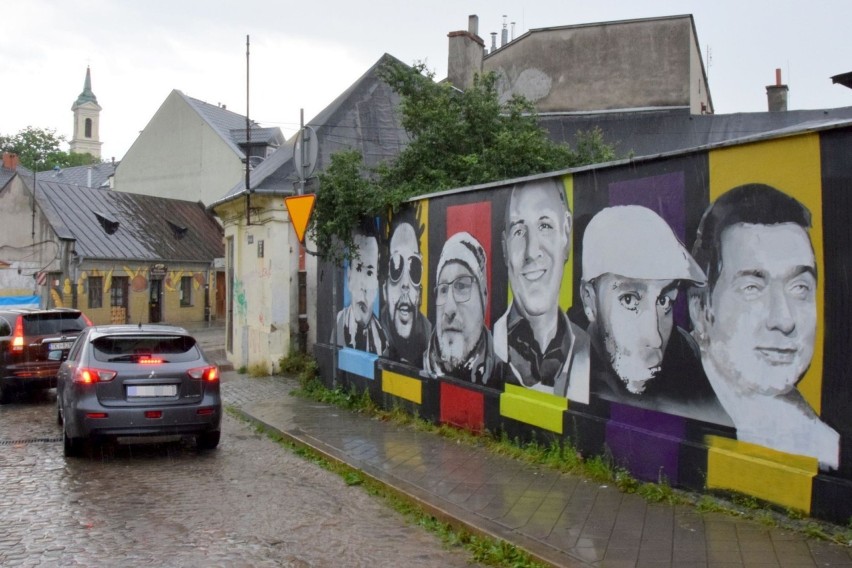 W Kielcach powstał mural upamiętniający twórców hip-hopu [ZDJĘCIA]