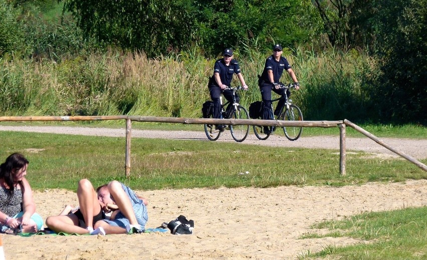 Piotrkowscy policjanci na rowerach