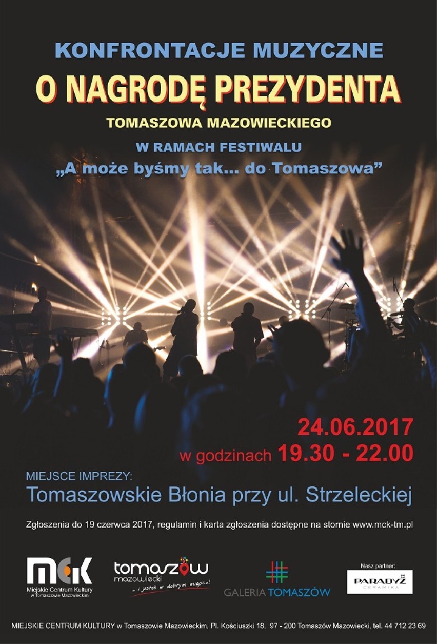 Dni Tomaszowa 2017. Poszukiwani wokaliści i zespoły wokalno -  instrumentalne | Tomaszów Mazowiecki Nasze Miasto