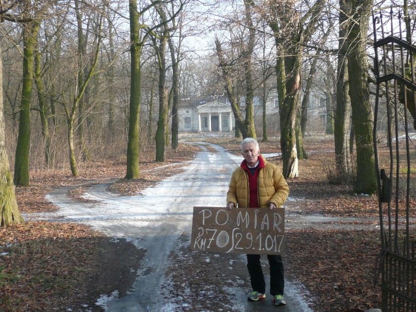 Ryszard Krupiński na 70 urodziny przebiegł 70 km