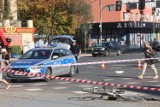 Potrącenie rowerzysty w Bielsku-Białej. Na miejscu występują utrudnienia w ruchu