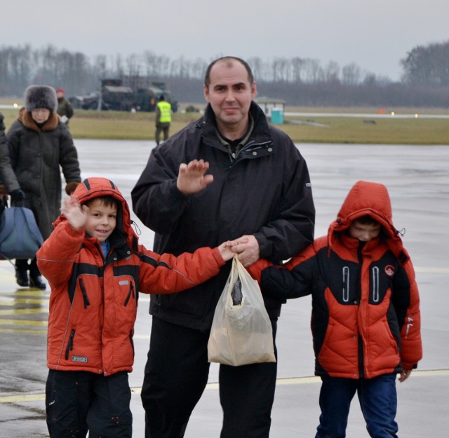 Uchodźcy z ukraińskiego Donbasu 13 stycznia wylądowali w Malborku