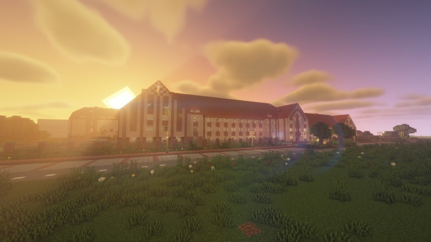 Uczniowie Zespołu Szkół Technicznych w Kaliszu stworzyli „Złotą” w Minecraftcie. ZDJĘCIA