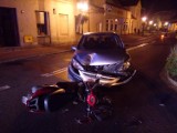 Grodzisk: Zderzenie osobówki z motorowerem przy ulicy Bukowskiej
