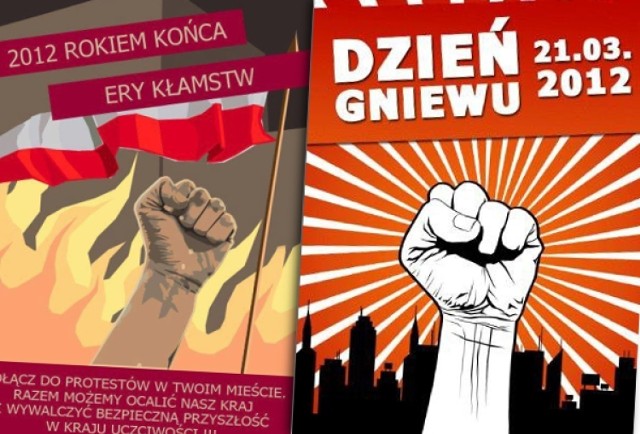 Dzień Gniewu 21 marca w Warszawie