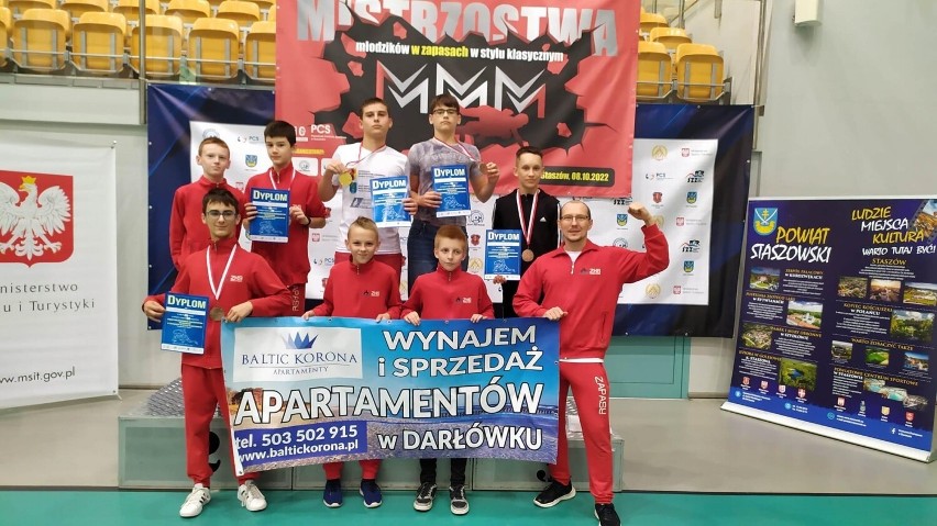 Zapaśnicy ZKS Radomsko na mistrzostwach w Staszowie i Raciborzu
