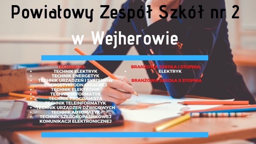 Rekrutacja do szkół średnich w powiecie wejherowskim. Uczniowie mogą kształcić się w aż 34 zawodach!