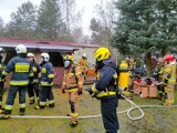 Gmina Drużbice. Pożar domku letniskowego w miejscowości Głupice