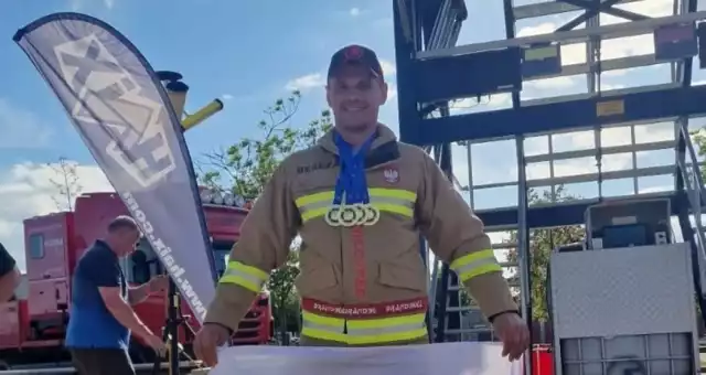 Chełmski strażak Rafał Bereza zdobył aż cztery złote medale podczas międzynarodowych zawodów FireFit Championships Europe w Magdeburgu w Niemczech.