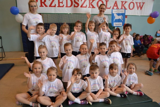 Rybnicka Olimpiada Przedszkolaków, 29 kwiecień 2016. Impreza odbyła się w Zespole Szkół Podstawowych nr 1 w Rybniku-Wielopolu