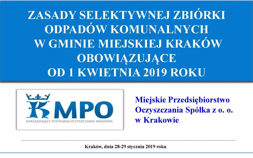 Od 1 kwietnia 2019 roku zaczną obowiązywać nowe zasady...