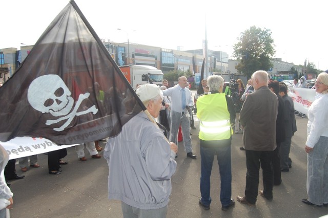 W październiku w Rumi zorganizowany został protest