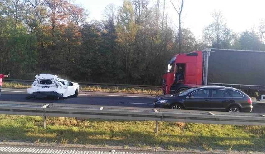 Wypadek na A4! Uważajcie, są duże utrudnienia [ZDJĘCIA]