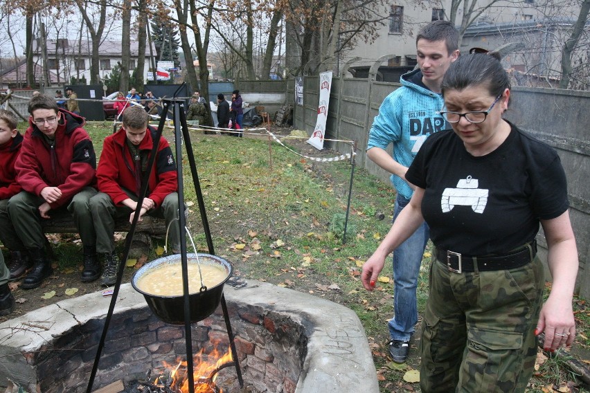 Święto Niepodległości 2015 w schronie na Brusie w Łodzi