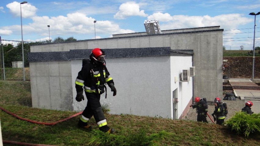 Celnicy ćwiczyli na wypadek pożaru