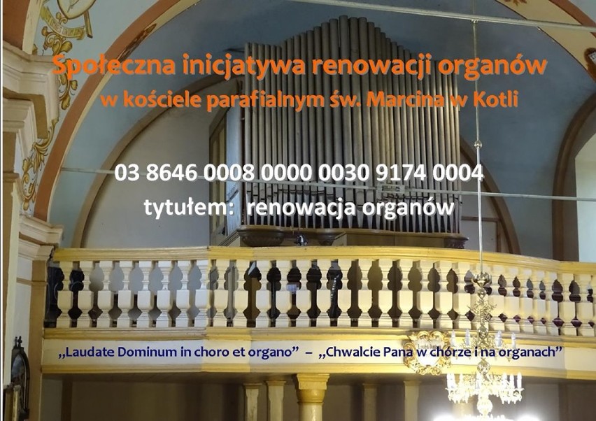 Wyjątkowy koncert w kościele w Kotli. Zbierali na renowację organów