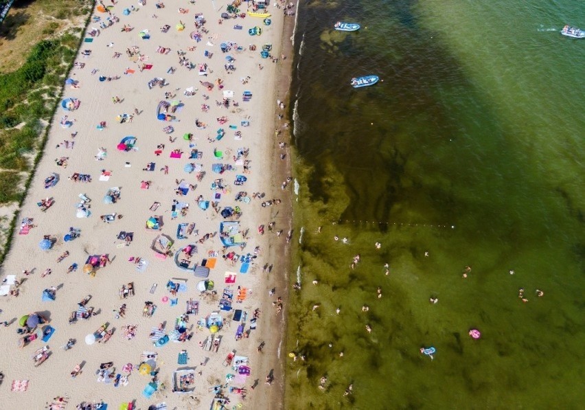 Temperatura wody w Bałtyku śledzi temperaturę powietrza....