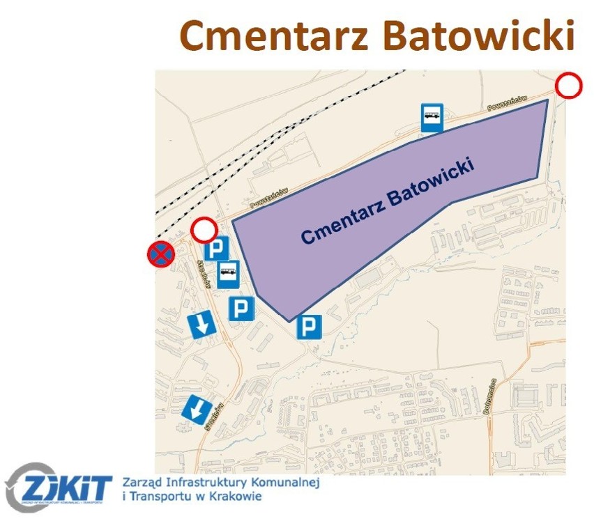 Wszystkich Świętych Kraków: dojazd do cmentarzy. Organizacja ruchu 1 listopada i parkingi [mapa]