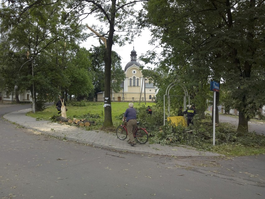 Nawałnica zniszczyła park na Zalesiu w Rzeszowie