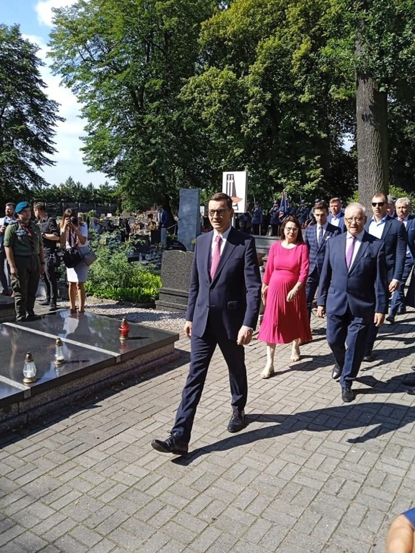 Premier Mateusz Morawiecki w Rybniku - zobacz ZDJĘCIA. Oddał cześć Powstańcom 