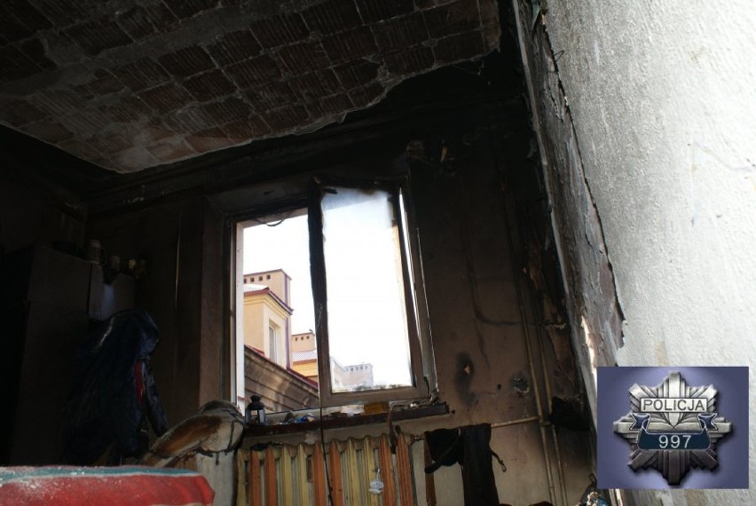 Paliło się mieszkanie w centrum Jaworzna