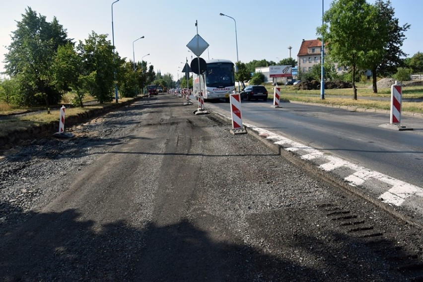  Utrudnienia w ruchu, trwa remont ulicy Leszczyńskiej [ZDJĘCIA]