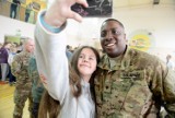 Żołnierze Armii Amerykańskiej odwiedzili szkołę w Zielonej Górze Przylepie [ZDJĘCIA]