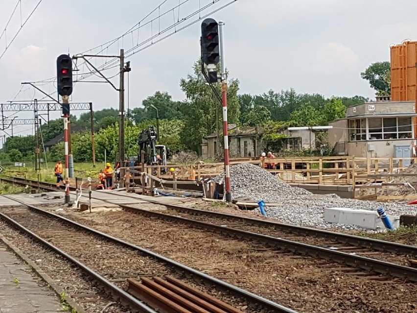 Budowa wiaduktu i modernizacja linii kolejowej w Kościanie [FOTO]