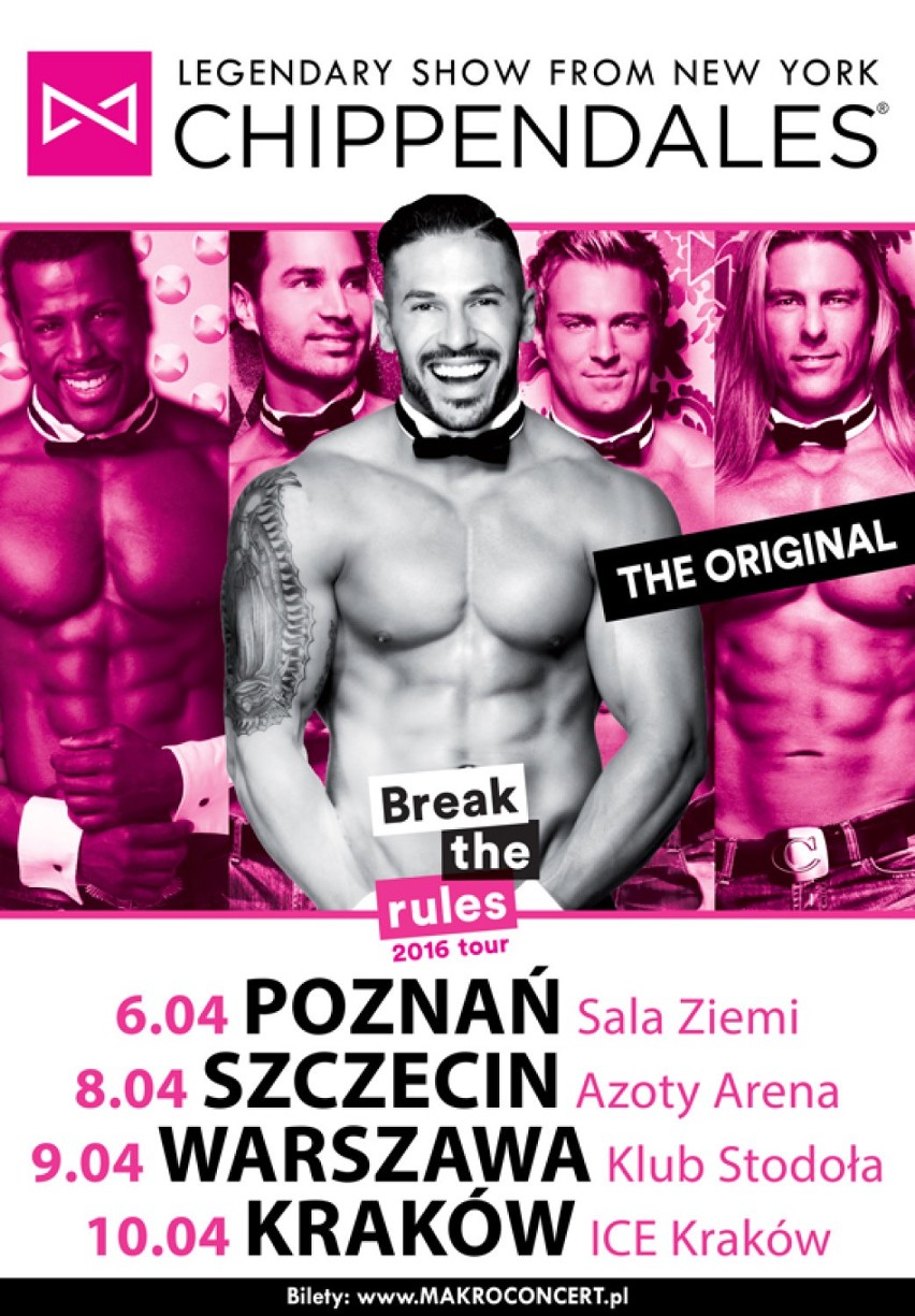 Chippendales w Warszawie. Przyjeżdżają do Polski, a nam...