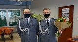 Nowy komendant policji w Lubińcu powitany. Jego poprzednik awansował do Częstochowy