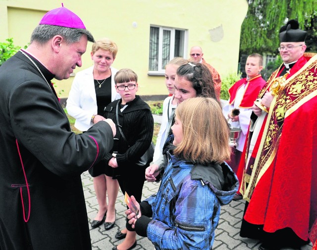 Arcybiskup Józef Kupny odwiedzi Oleśnicę w październiku. Wcześniej spotkał się z mieszkańcami Ligoty Małej