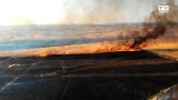 W Szczebrzeszynie na Zamojszczyźnie nieznani sprawcy zaprószyli ogień. Spłonęło 150 ha traw